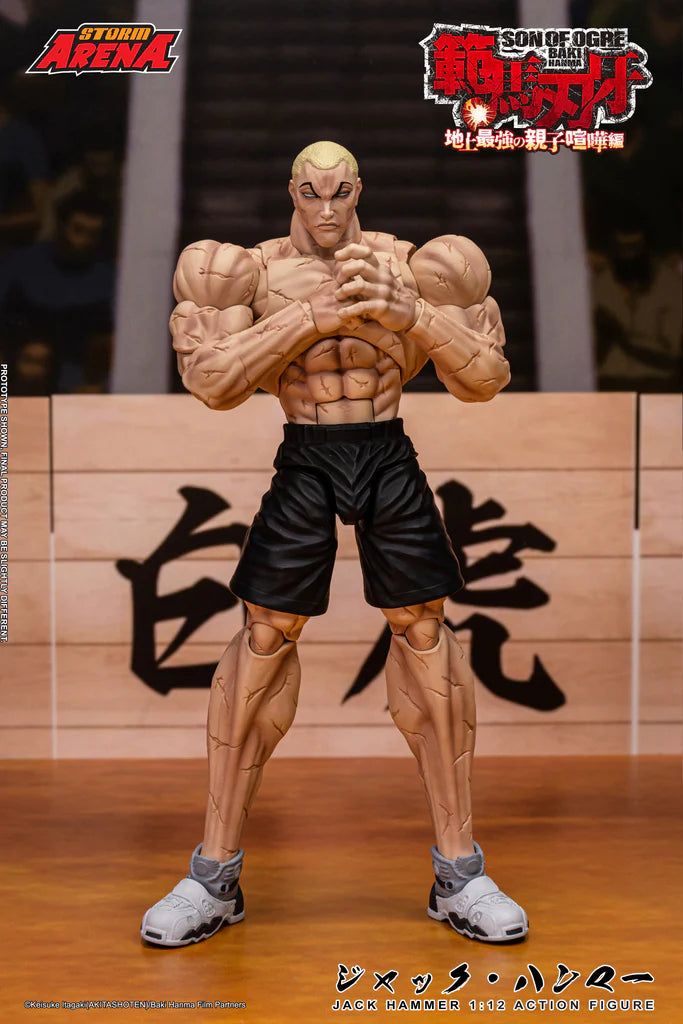 (Pre-order) STORM ARENA: Baki Hanma – Jack Hammer 1/12 Action Figure