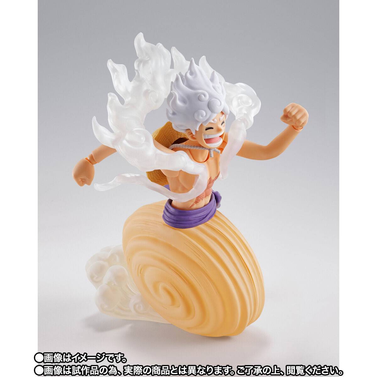Bandai Spirits S.H.FIGUARTS: One Piece – Gear 5 Monkey D. Luffy (Egghead Ver.) 1/12 Action Figure (Limited + Bonus)