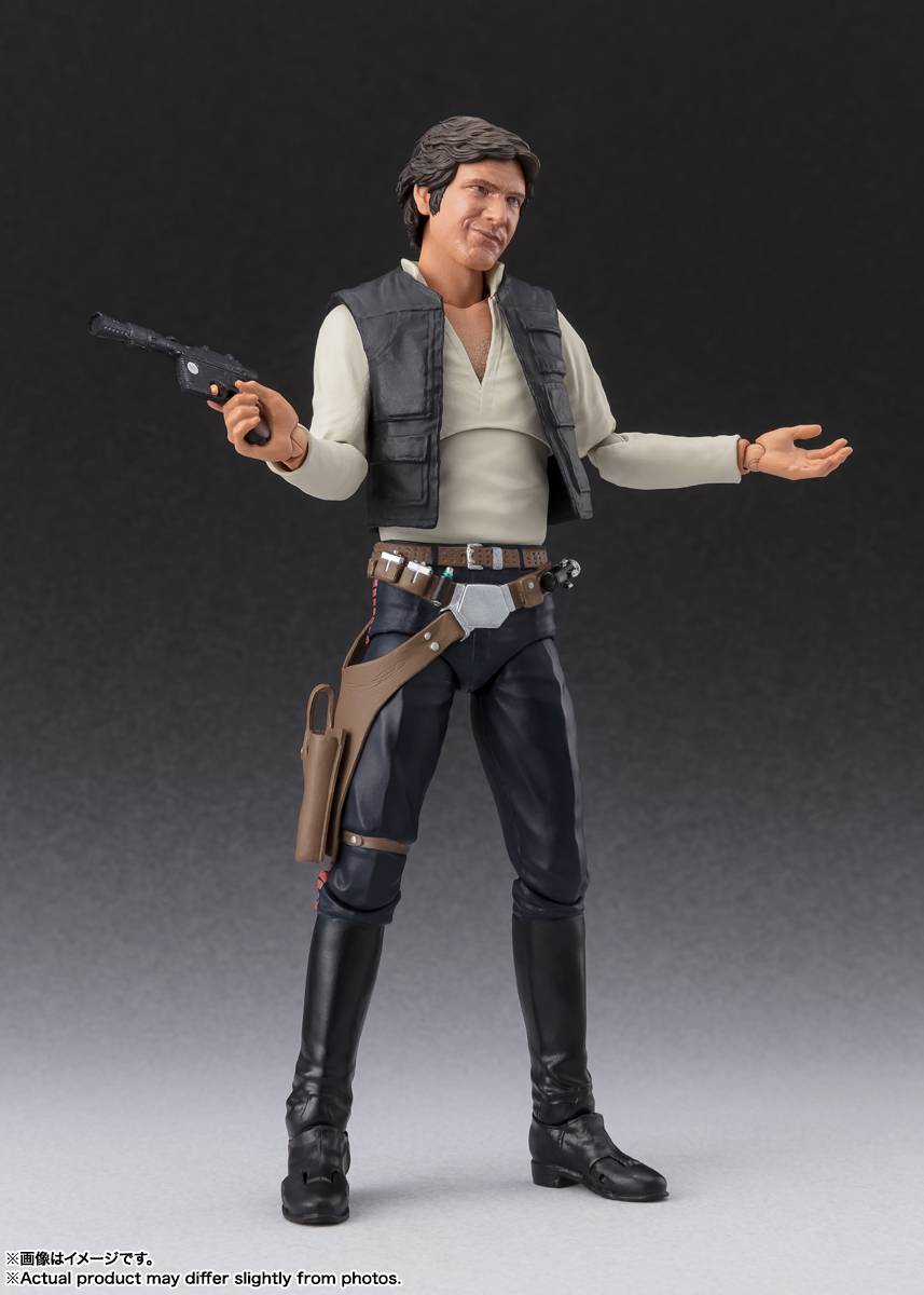 Bandai Spirit Star Wars: A New Hope S.H.Figuarts Han Solo (Classic Ver.) Action Figure