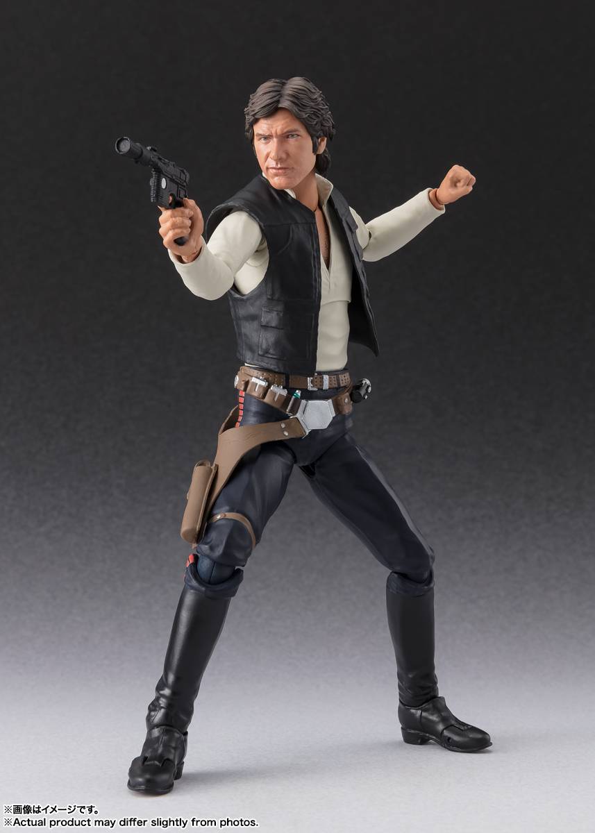 Bandai Spirit Star Wars: A New Hope S.H.Figuarts Han Solo (Classic Ver.) Action Figure