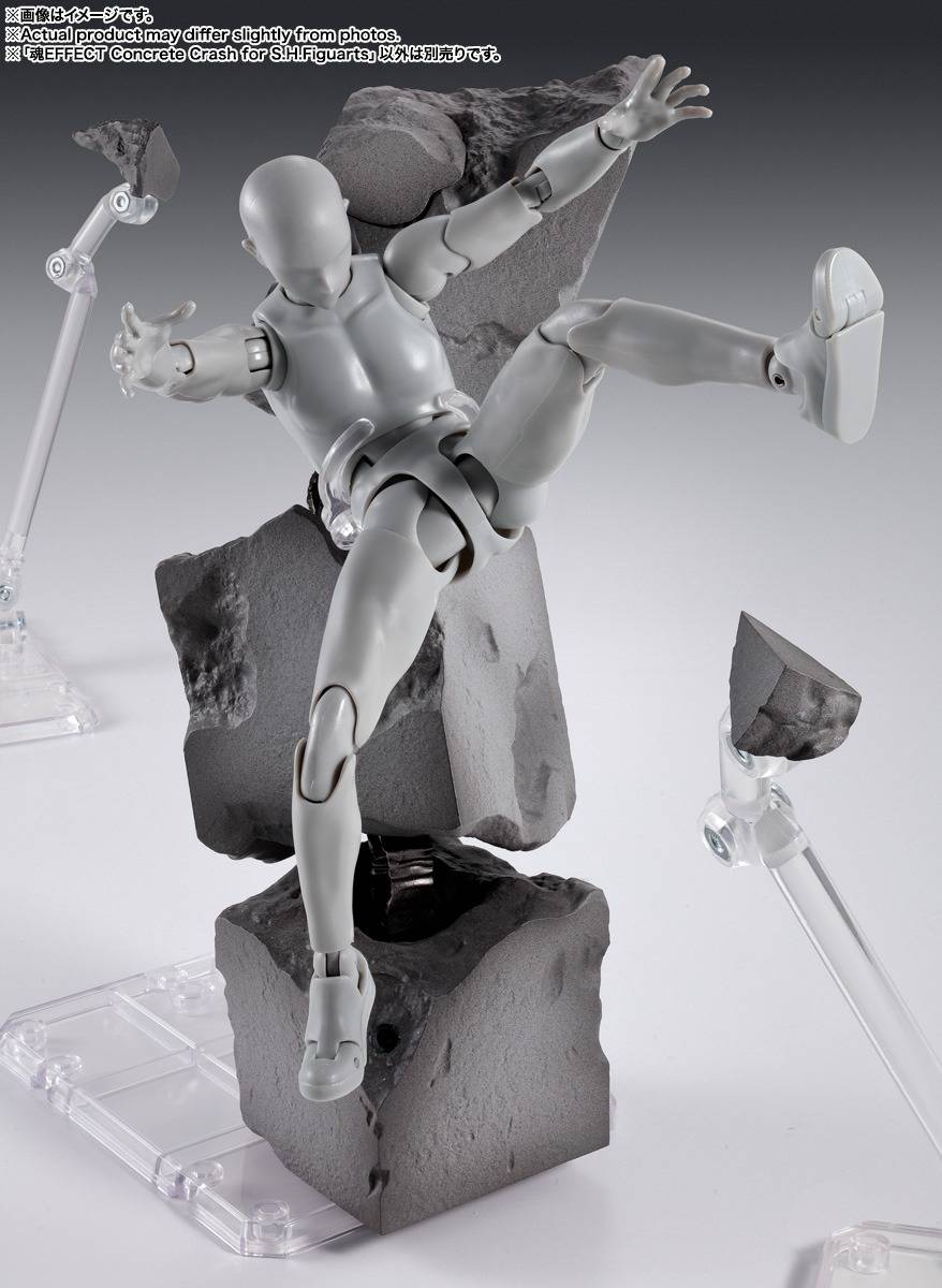 Bandai Spirits S.H.FIGUARTS: Tamashii Effect Series – Concrete Crash Effect Set