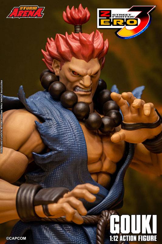 Storm Arena Akuma 1/12 action figure from Street Fighter Alpha 3 – Sugoi Collectible NZ Australia