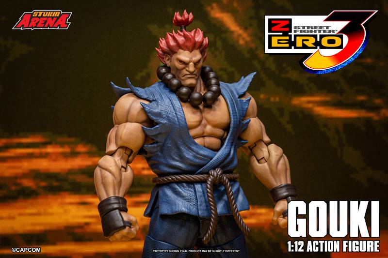 Storm Arena Akuma 1/12 action figure from Street Fighter Alpha 3 – Sugoi Collectible NZ Australia