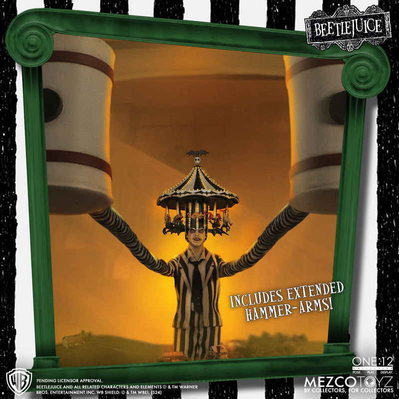 Mezco One:12 Collective Beetlejuice Deluxe Edition 1/12 Action Figure