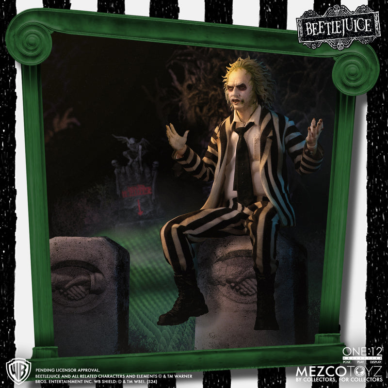 Mezco One:12 Collective Beetlejuice Deluxe Edition 1/12 Action Figure