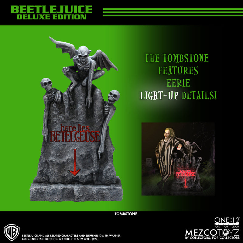 Mezco One:12 Collective Beetlejuice Deluxe Edition 1/12 Action Figure