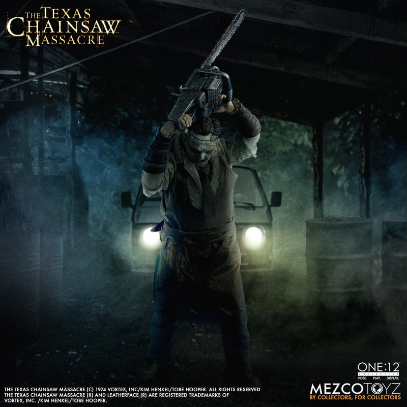 PRE-ORDER: Mezco One:12 Collective The Texas Chainsaw Massacre (2003) Leatherface 1/12 Action Figure