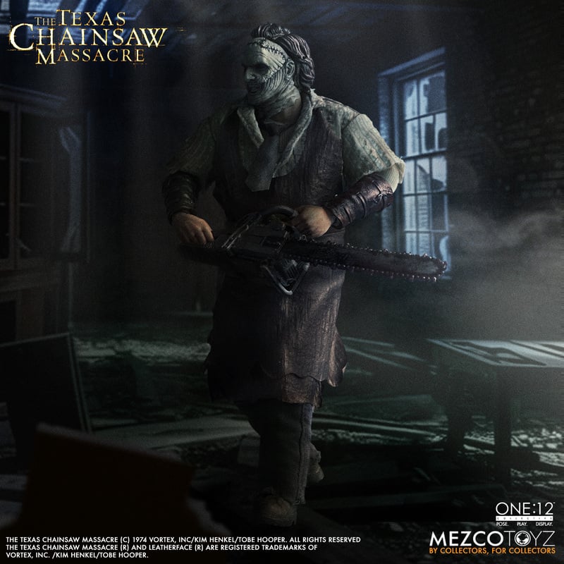 PRE-ORDER: Mezco One:12 Collective The Texas Chainsaw Massacre (2003) Leatherface 1/12 Action Figure