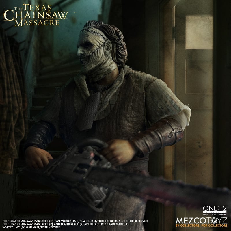 PRE-ORDER: Mezco One:12 Collective The Texas Chainsaw Massacre (2003) Leatherface 1/12 Action Figure