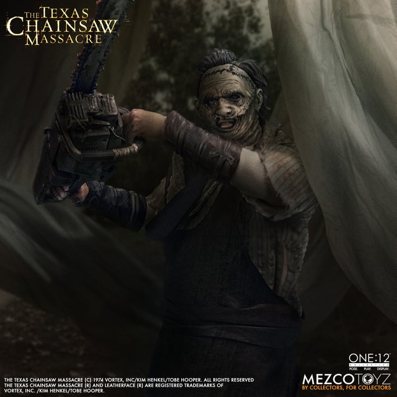 PRE-ORDER: Mezco One:12 Collective The Texas Chainsaw Massacre (2003) Leatherface 1/12 Action Figure