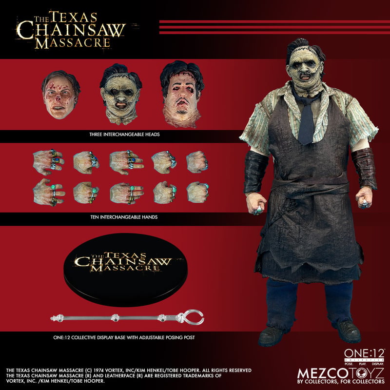 PRE-ORDER: Mezco One:12 Collective The Texas Chainsaw Massacre (2003) Leatherface 1/12 Action Figure