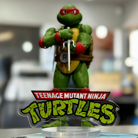 Teenage Mutant Ninja Turtles 1/12 Scale Acrylic Street Sign Diorama Accessory