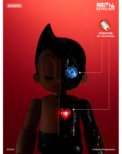 GONG Studio Astro Boy Metal Action Series 1/12 scale action figure with alloy frame and LED features