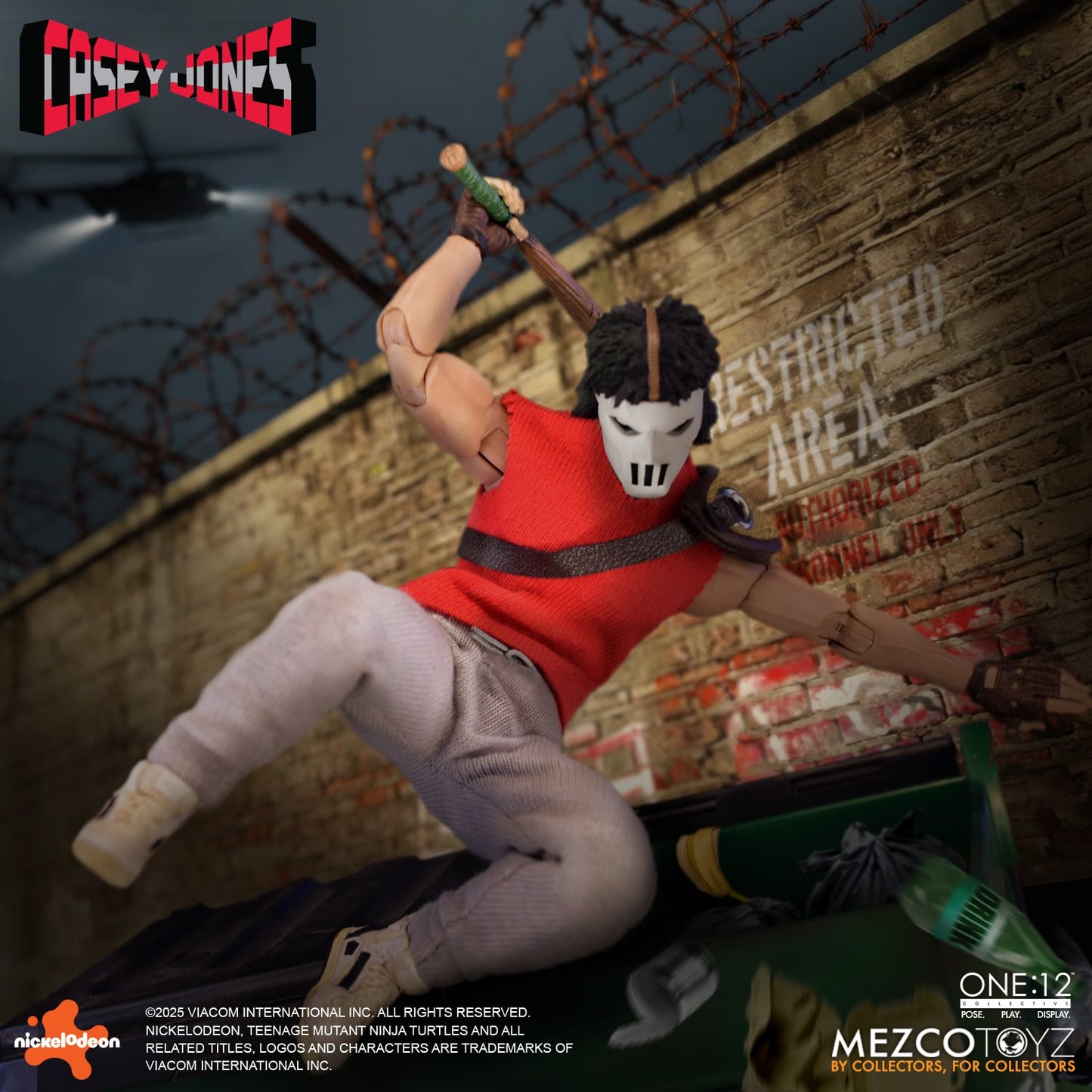 Mezco One:12 Collective Casey Jones 1/12 Scale Action Figure