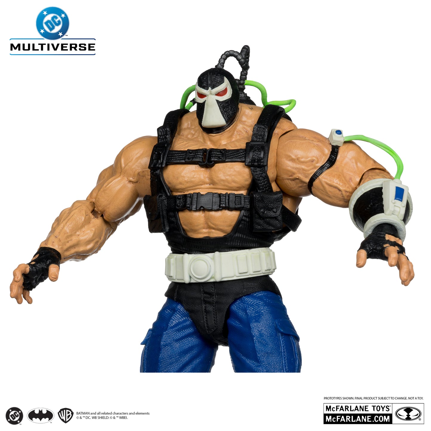 McFarlane Toys DC Multiverse Bane (Glow in the Dark Edition) Action Figure – Gold Label
