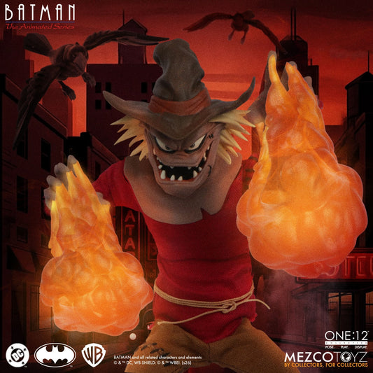 Mezco One 12 Collective Batman The Animated Series Scarecrow 1/12 Scale Action Figure