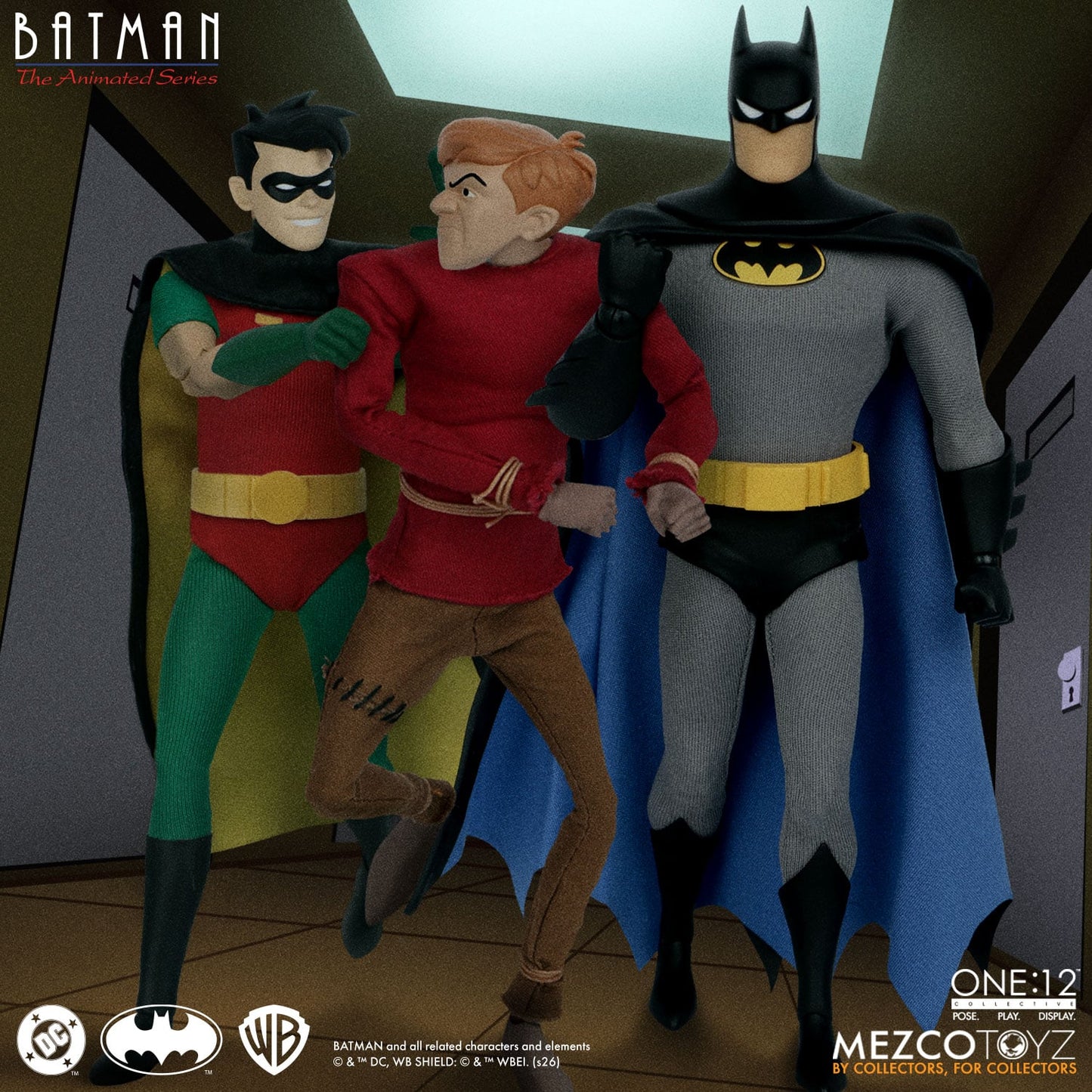 (Pre-order) Mezco One:12 Collective Batman: The Animated Series – Scarecrow 1/12 Scale Action Figure