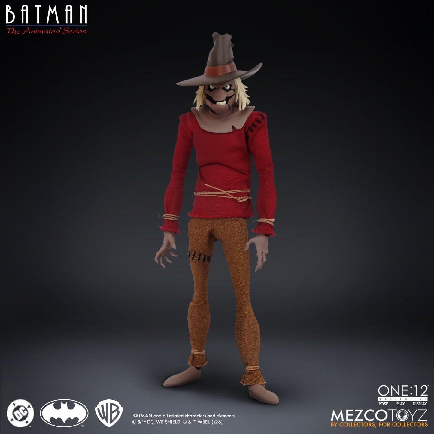 (Pre-order) Mezco One:12 Collective Batman: The Animated Series – Scarecrow 1/12 Scale Action Figure