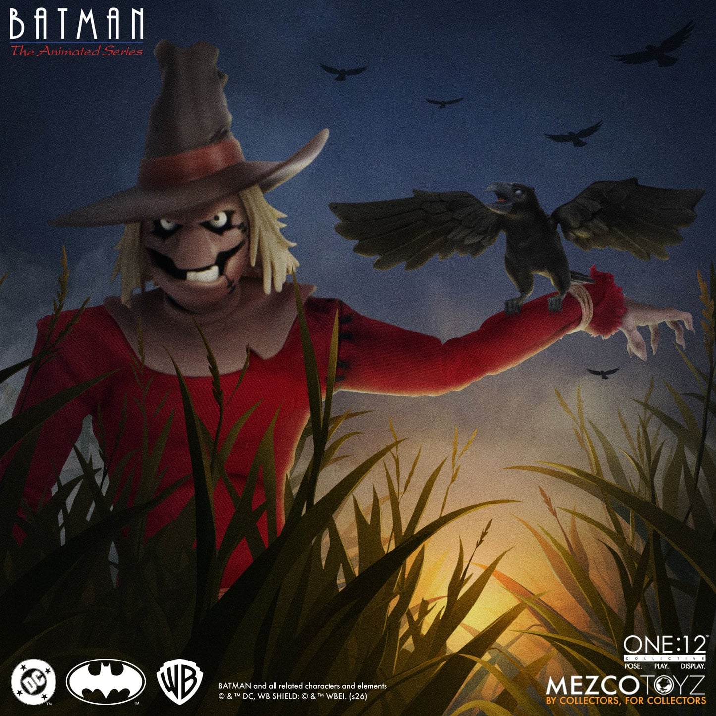 (Pre-order) Mezco One:12 Collective Batman: The Animated Series – Scarecrow 1/12 Scale Action Figure