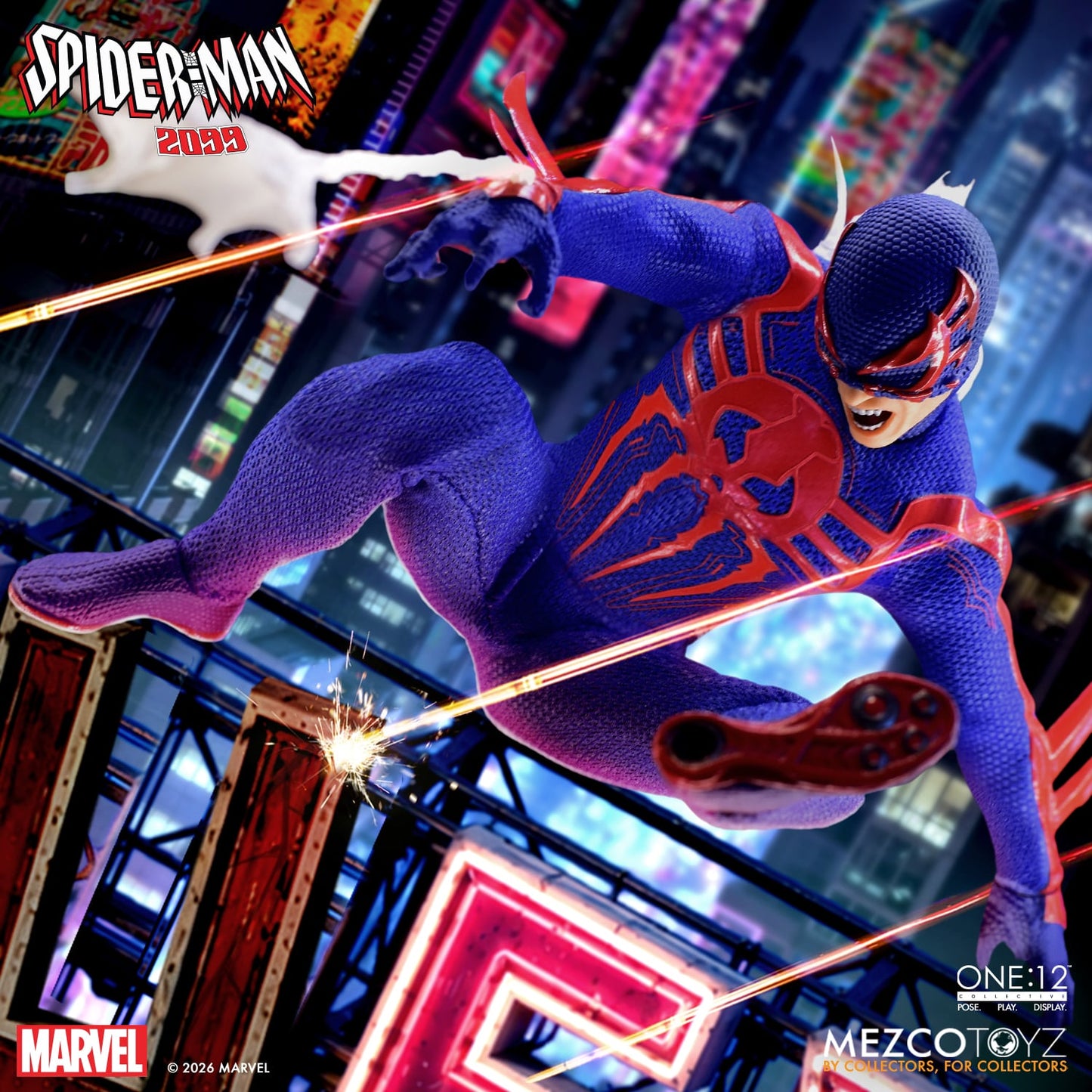 (Pre-order) Mezco One:12 Collective Spider-Man 2099 1/12 Scale Action Figure