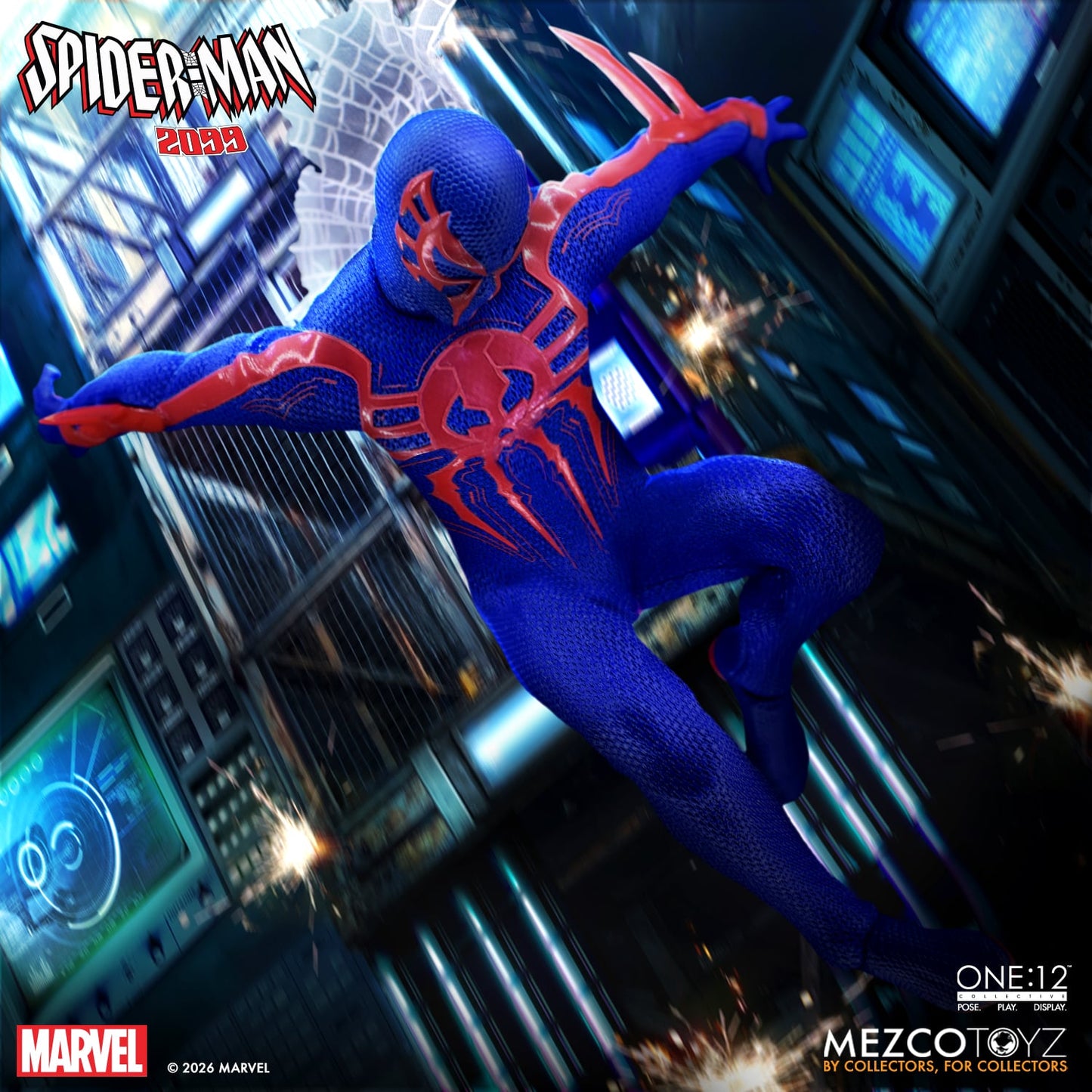 (Pre-order) Mezco One:12 Collective Spider-Man 2099 1/12 Scale Action Figure