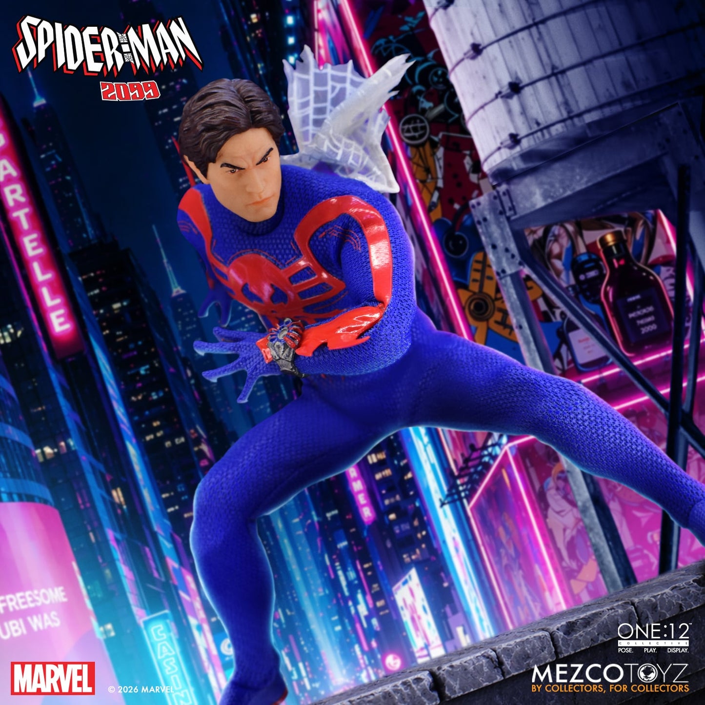 (Pre-order) Mezco One:12 Collective Spider-Man 2099 1/12 Scale Action Figure