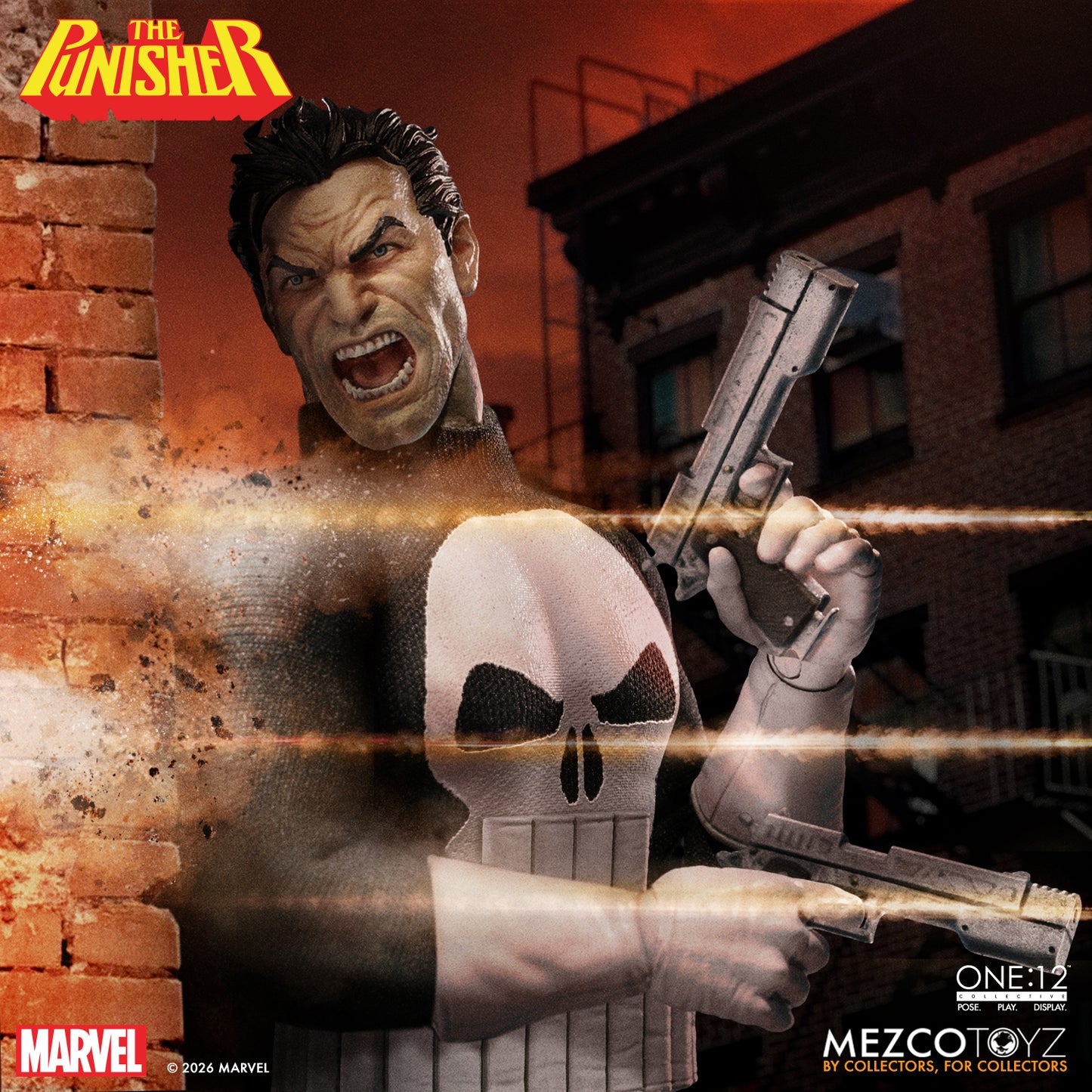 (Pre-order) Mezco Toyz One:12 Collective Marvel The Punisher 1/12 Action Figure