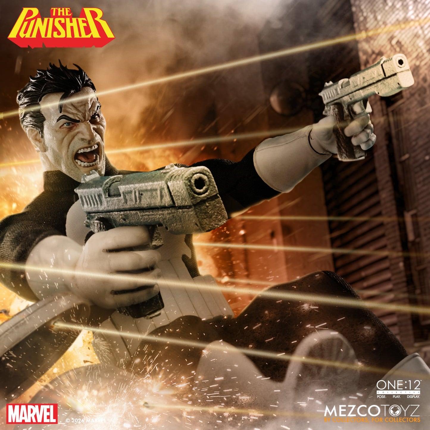(Pre-order) Mezco Toyz One:12 Collective Marvel The Punisher 1/12 Action Figure