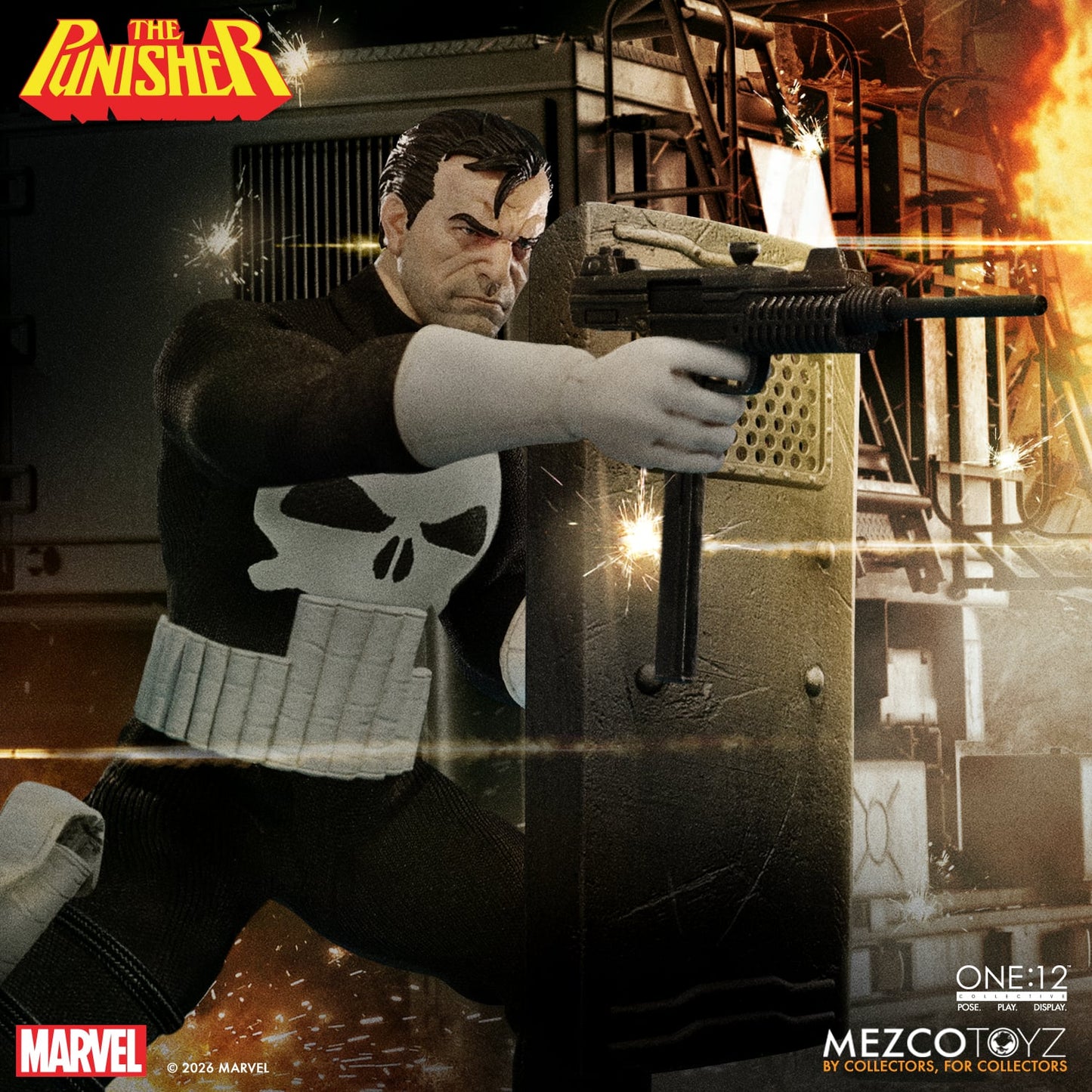 (Pre-order) Mezco Toyz One:12 Collective Marvel The Punisher 1/12 Action Figure