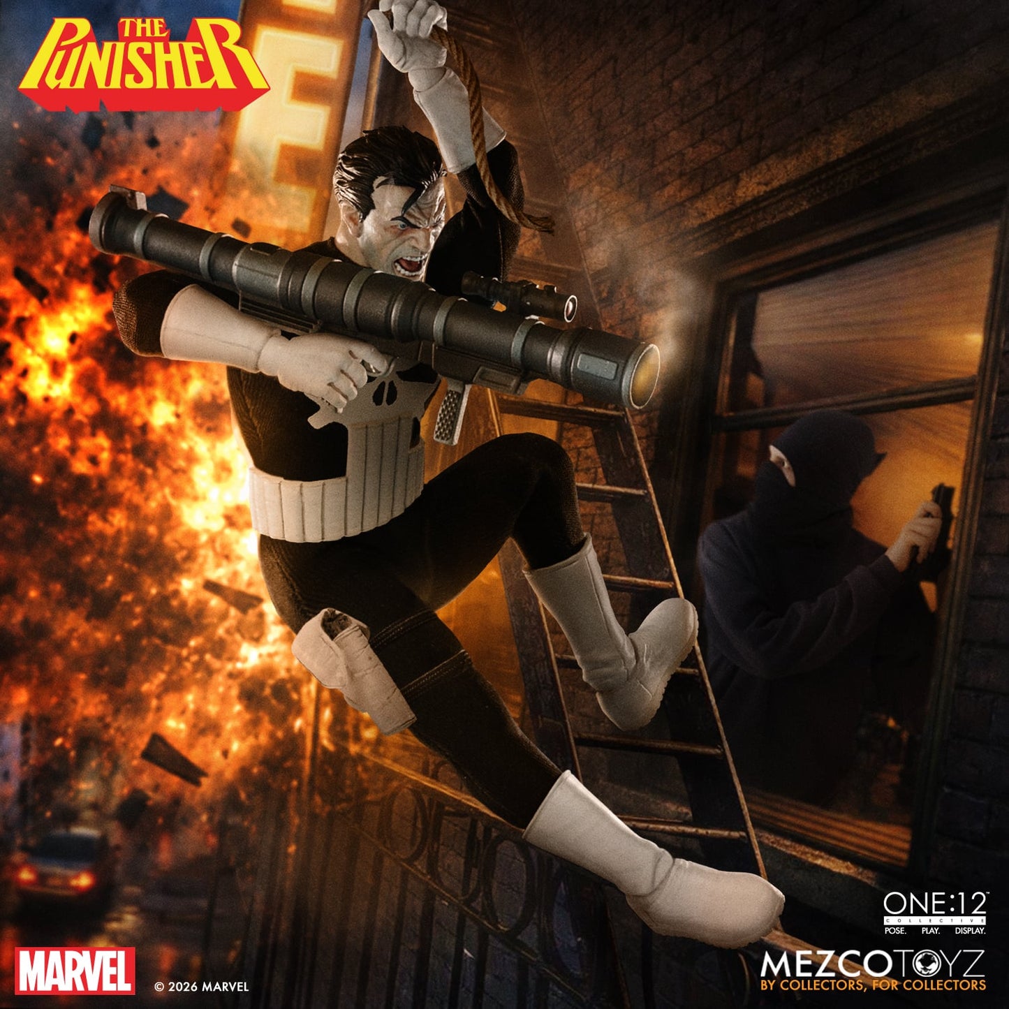 (Pre-order) Mezco Toyz One:12 Collective Marvel The Punisher 1/12 Action Figure