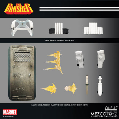 (Pre-order) Mezco Toyz One:12 Collective Marvel The Punisher 1/12 Action Figure