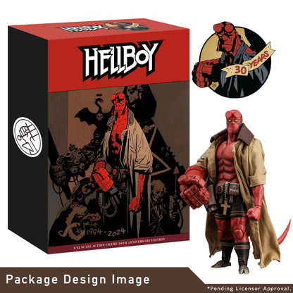 Hellboy 30th Anniversary Hellboy 1/12 Scale Action Figure 1000TOYS