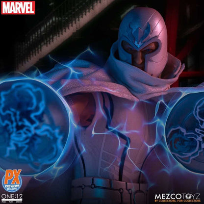 Mezco ONE:12 Collective Magneto White Costume PX Exclusive Figure