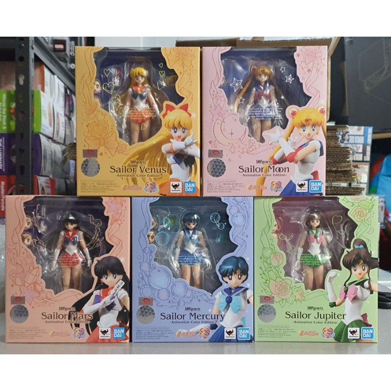 Bandai - S.H.Figuarts / SHF - Sailor Moon Set Of 5