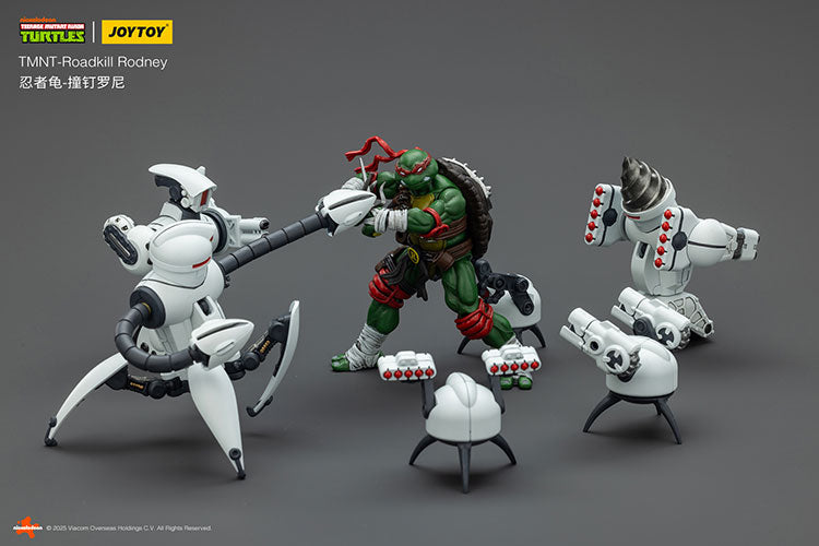 JoyToy TMNT Roadkill Rodney 1/18 action figure full pose display