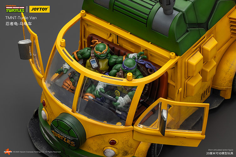 Joy Toy Teenage Mutant Ninja Turtles Turtle Van – 1/18 Scale Vehicle