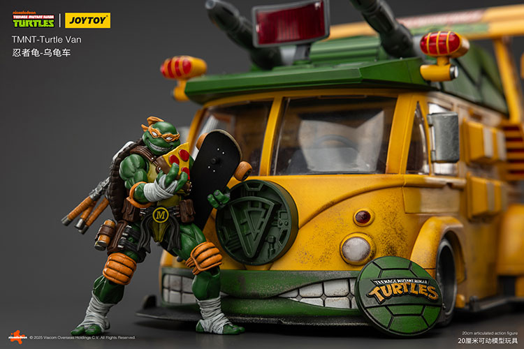 Joy Toy Teenage Mutant Ninja Turtles Turtle Van – 1/18 Scale Vehicle