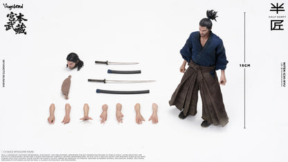 (Pre-order) Half Craft Studio Musashi Miyamoto (Vagabond)  1/12 Scale Action Figure
