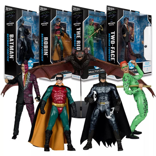 Mcfarlane Toys DC Multiverse Batman Forever Set (Nightmare Bat Build-A-Figure)