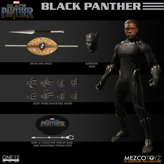 Mezco ONE:12 Collective Black Panther Figure!