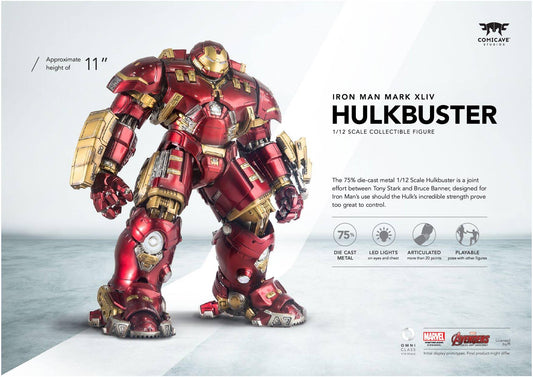 (Pre-order) Comicave Studios Iron Man Mark XLIV (MK44) Hulkbuster 1/12 Die-Cast Action Figure
