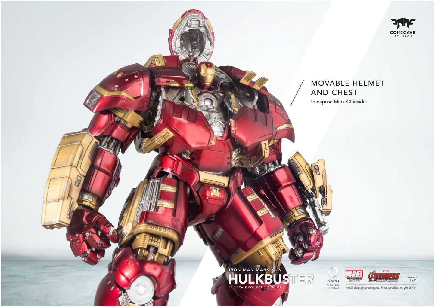 (Pre-order) Comicave Studios Iron Man Mark XLIV (MK44) Hulkbuster 1/12 Die-Cast Action Figure