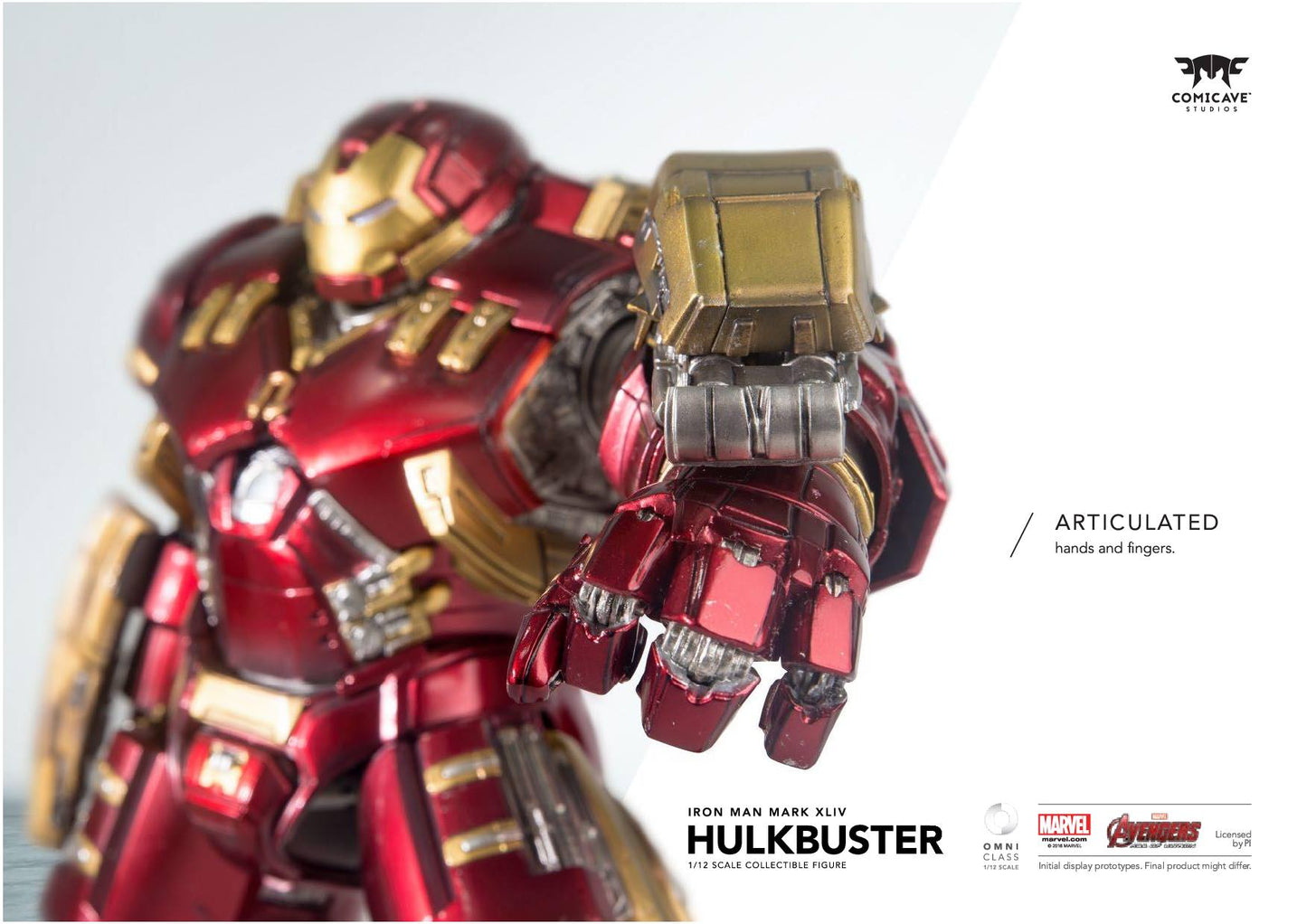 (Pre-order) Comicave Studios Iron Man Mark XLIV (MK44) Hulkbuster 1/12 Die-Cast Action Figure