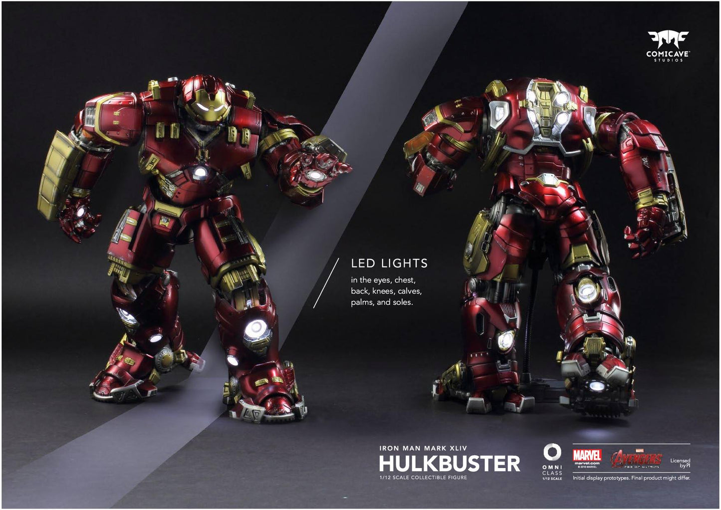 (Pre-order) Comicave Studios Iron Man Mark XLIV (MK44) Hulkbuster 1/12 Die-Cast Action Figure