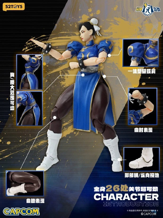 52TOYS Street Fighter 6 Chun-Li Outfit 2 1/12 action figure, view 3 - SugoiCollectible NZ/AUS