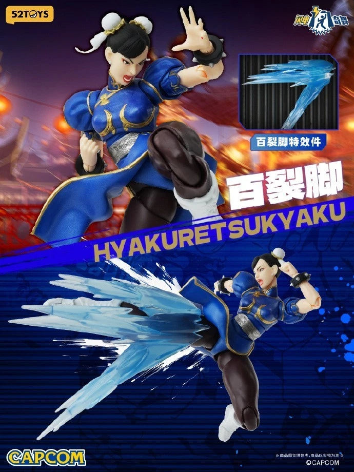 52TOYS Street Fighter 6 Chun-Li Outfit 2 1/12 action figure, view 6 - SugoiCollectible NZ/AUS