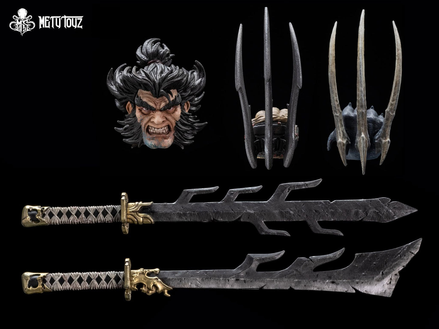 MetyToyz Adventurer World Oni-faced Asura Takigawa Head Sculpt Accessory Pack