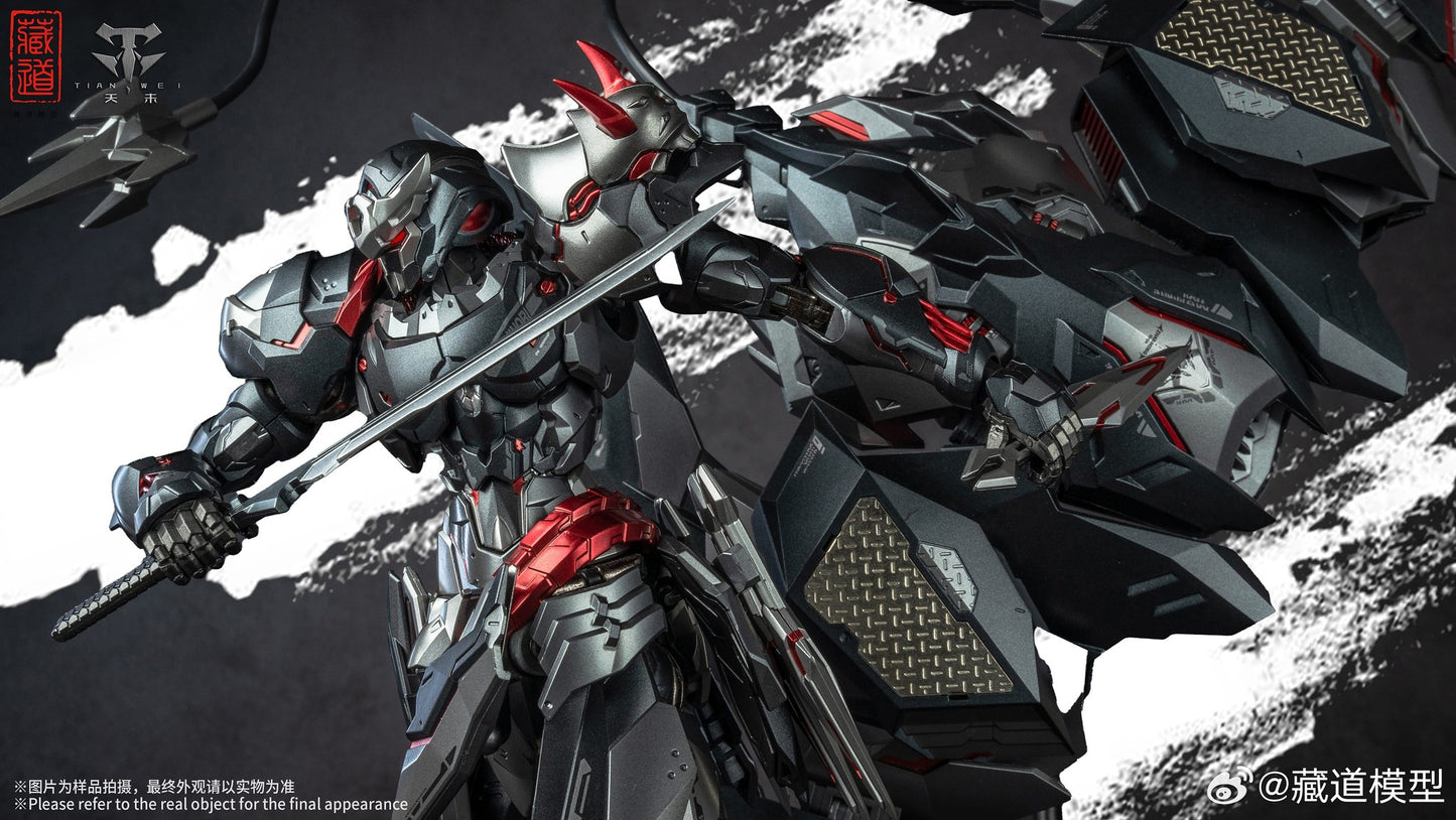 Cang Toys Shadow Realm Zhan Ming Black Phantom alloy action figure Close up