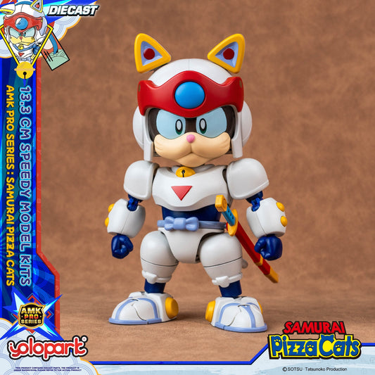 YoloPark AMK Pro Series Samurai Pizza Cats Speedy 1/12 Model Kit