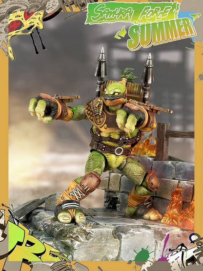 Fury Toys 1/12 5inches Action Figure Wave 3 Rage Samurai Force Turtle Summer